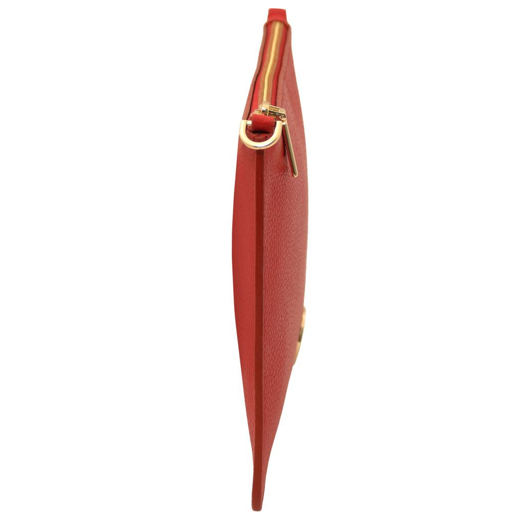 Tuscany Leather Diva Handväska #Färg_Läppstift Rött