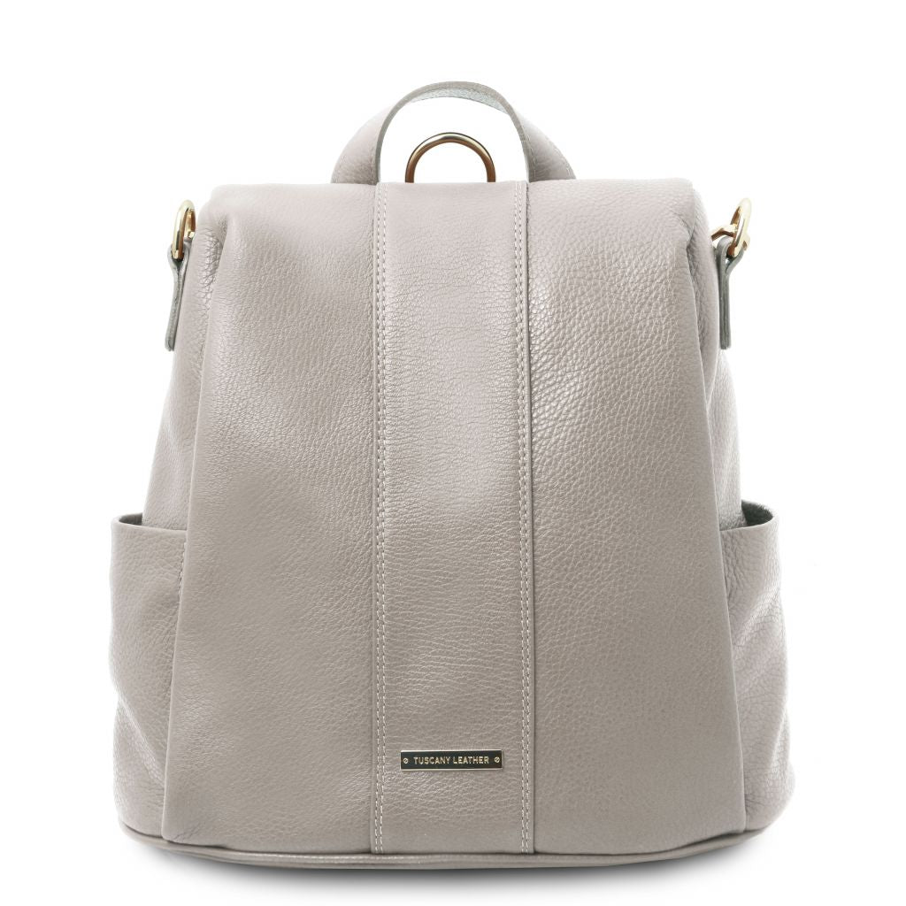 Tuscany Leather TL Bag Ryggsäck #Färg_Ljusgrå