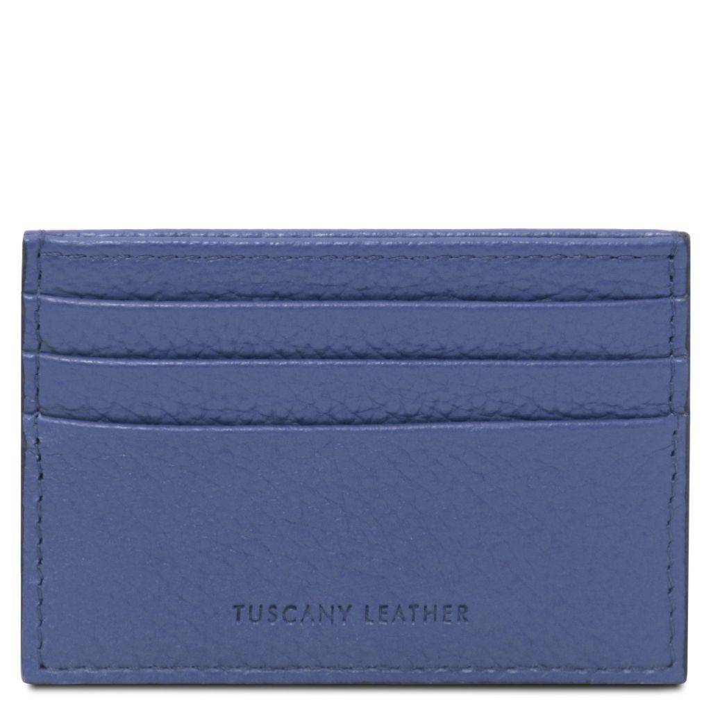 Tuscany Leather Card Holder Korthållare #Färg_Blå