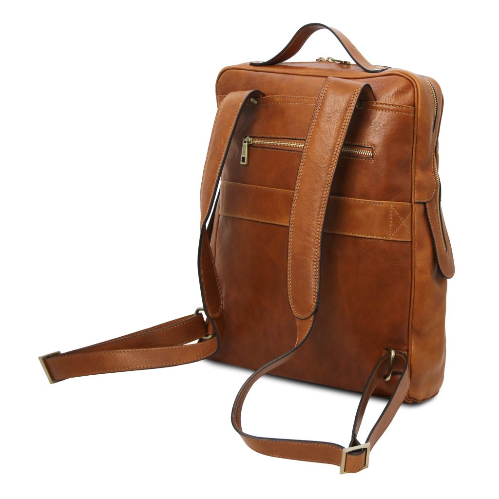 Tuscany Leather Bangkok Datorryggsäck #Färg_Mörkbrun