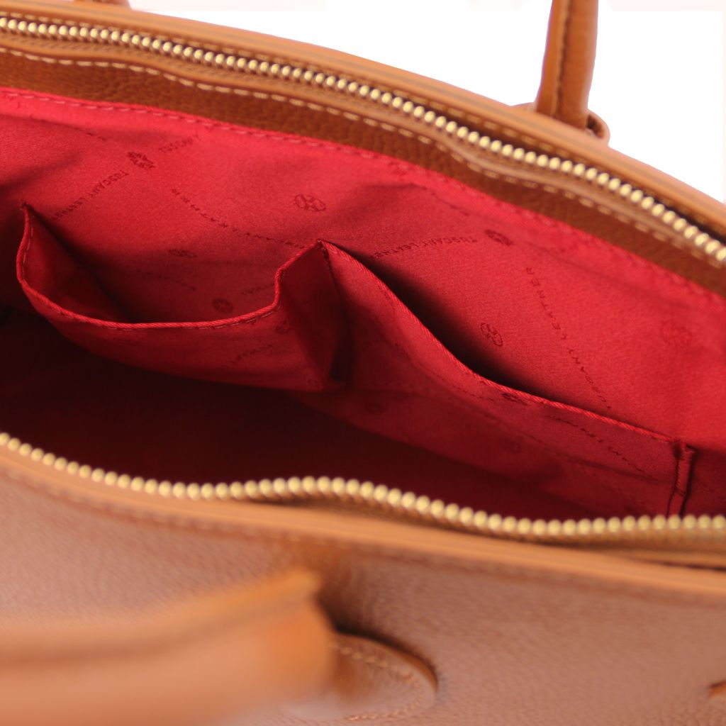 Tuscany Leather TL Bag Handväska #Färg_Cognac