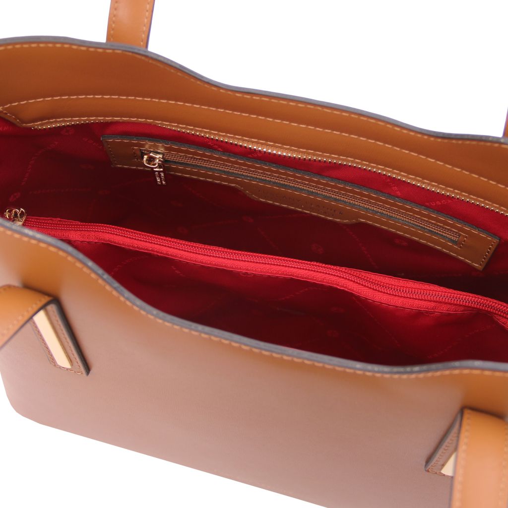 Tuscany Leather Olimpia Handväska #Färg_Cognac