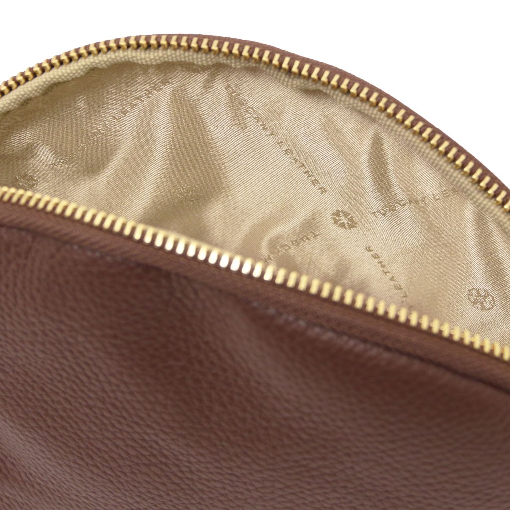 Tuscany Leather Vera Necessär #Färg_Kaffe