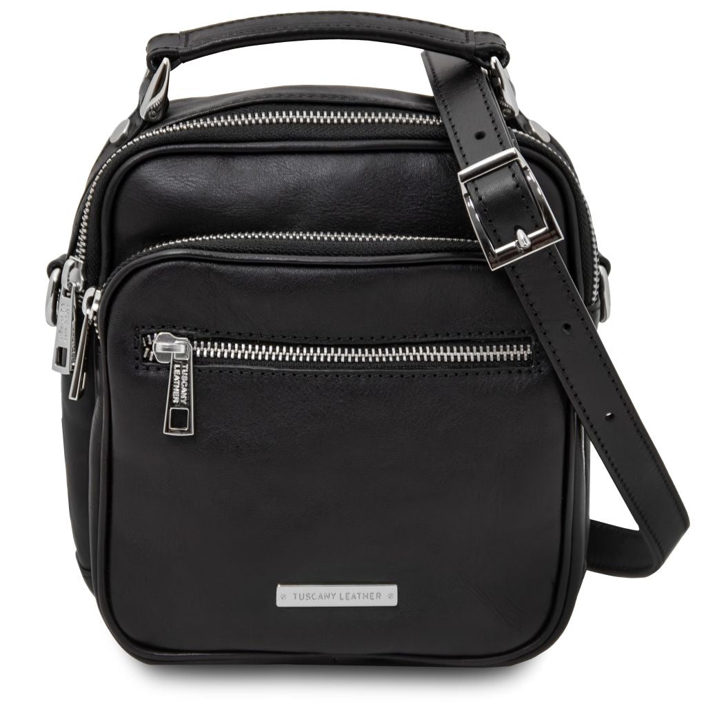 Tuscany Leather Paul Axelremsväska #Färg_Svart