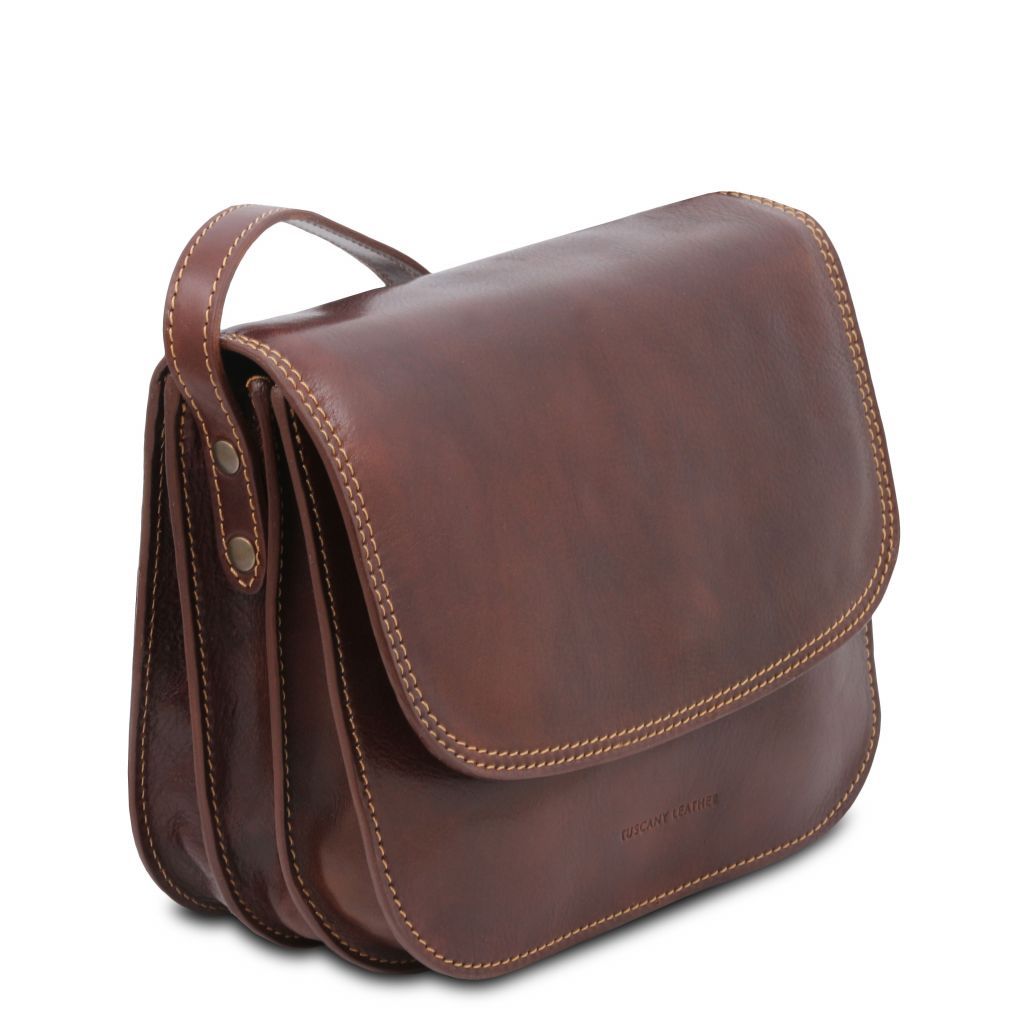Tuscany Leather Greta Axelväska #Färg_Svart