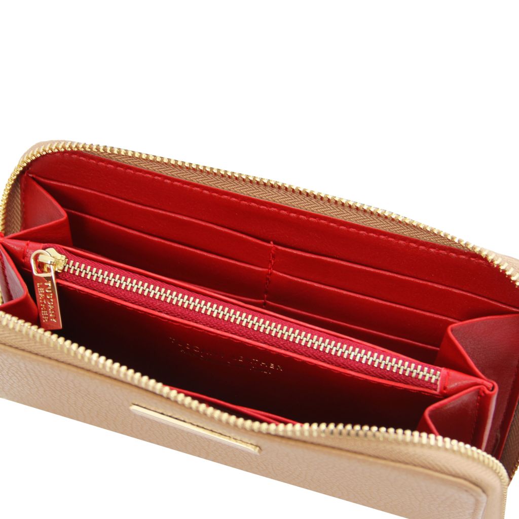 Tuscany Leather Eris Plånbok #Färg_Champagne