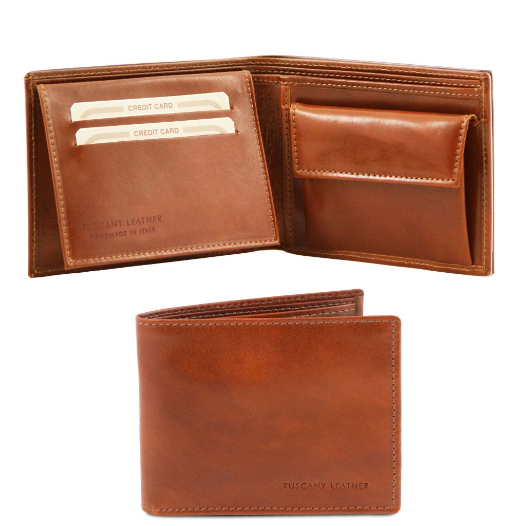 Tuscany Leather Exclusive 3 Plånbok #Färg_Honung