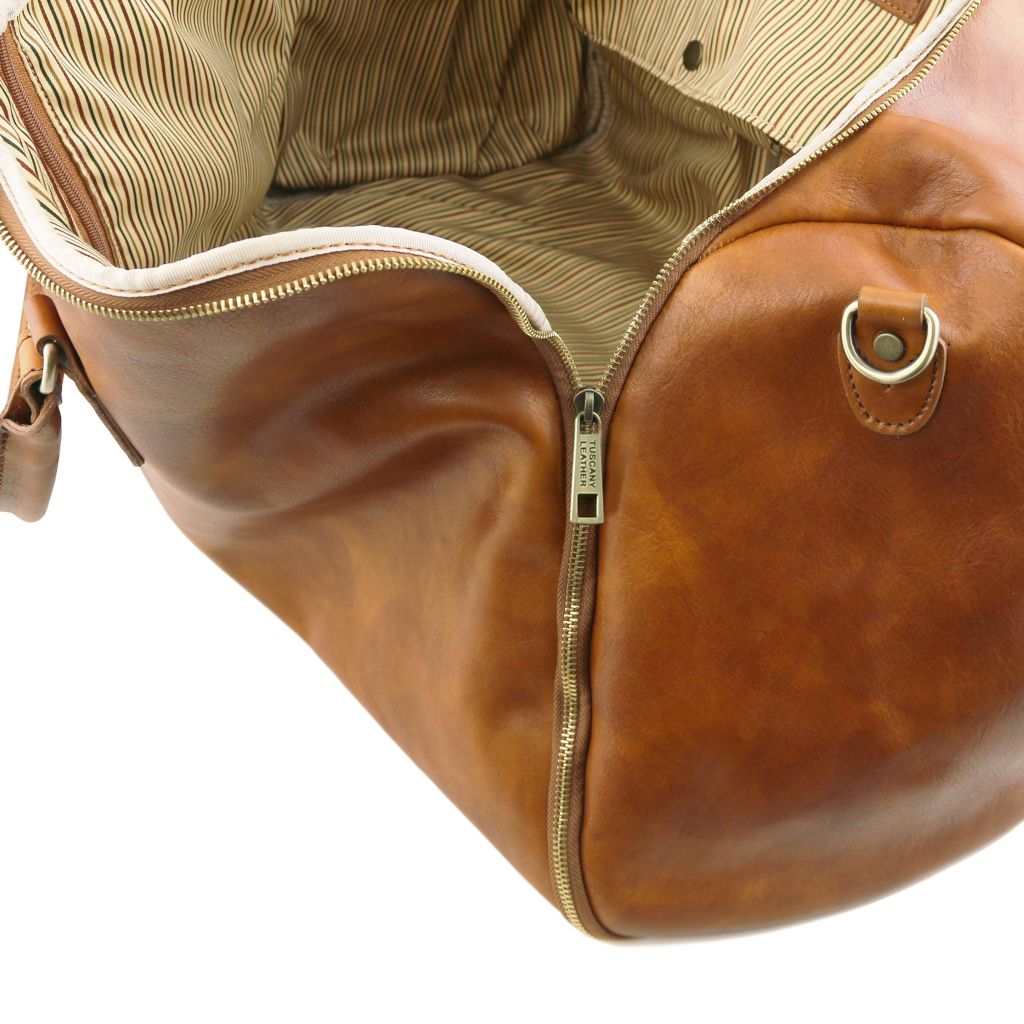 Tuscany Leather Antigua Weekendväska #Färg_Cognac