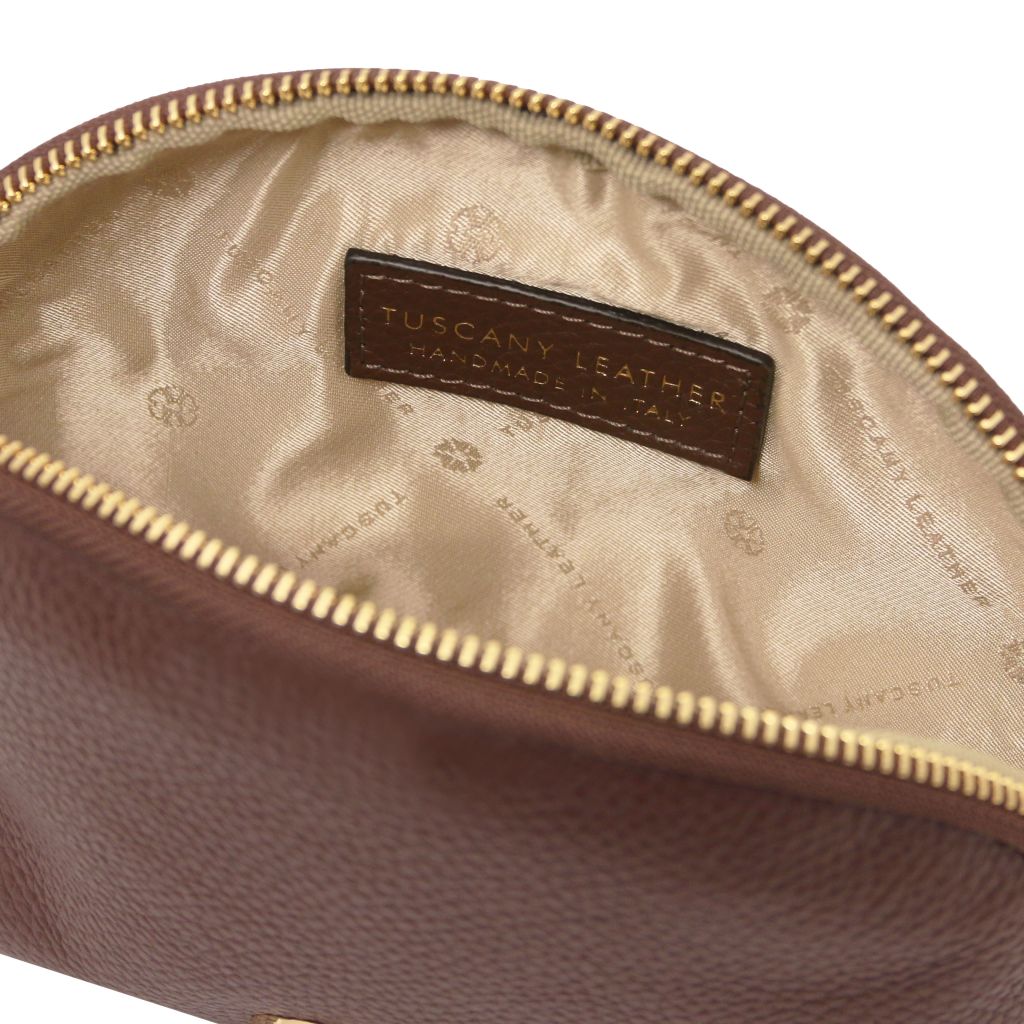 Tuscany Leather Vera Necessär #Färg_Kaffe