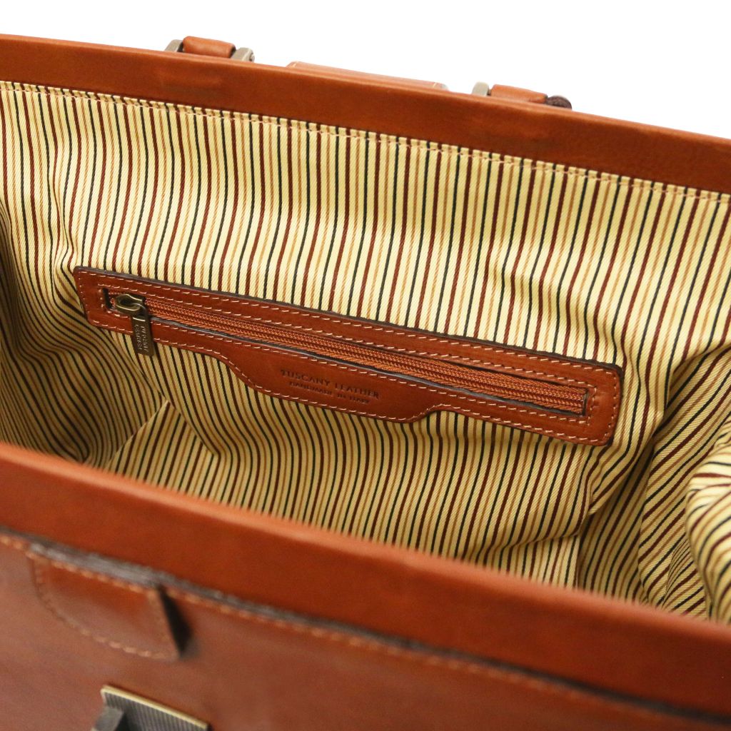 Tuscany Leather Raffaello Doktorsväska #Färg_Cognac