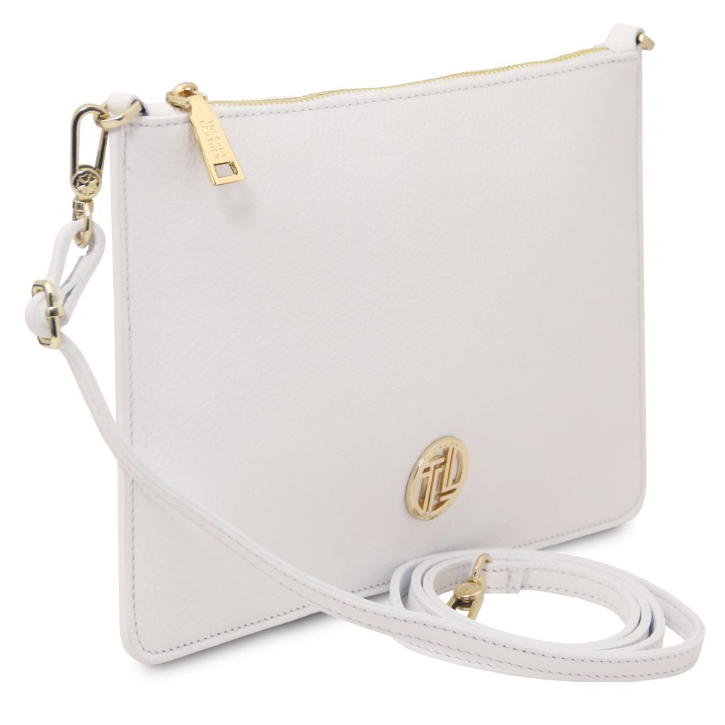 Tuscany Leather Diva Handväska #Färg_Vit