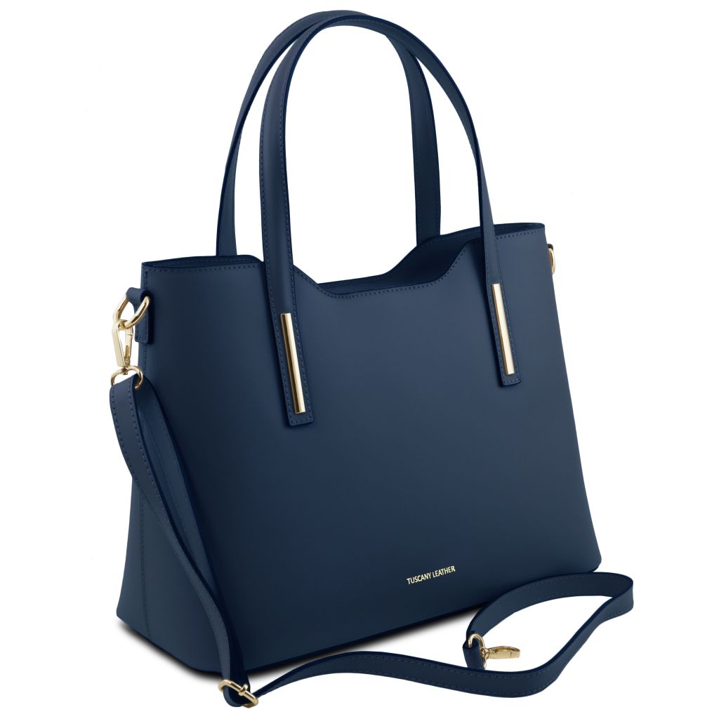 Tuscany Leather Olimpia Handväska #Färg_Mörkblå
