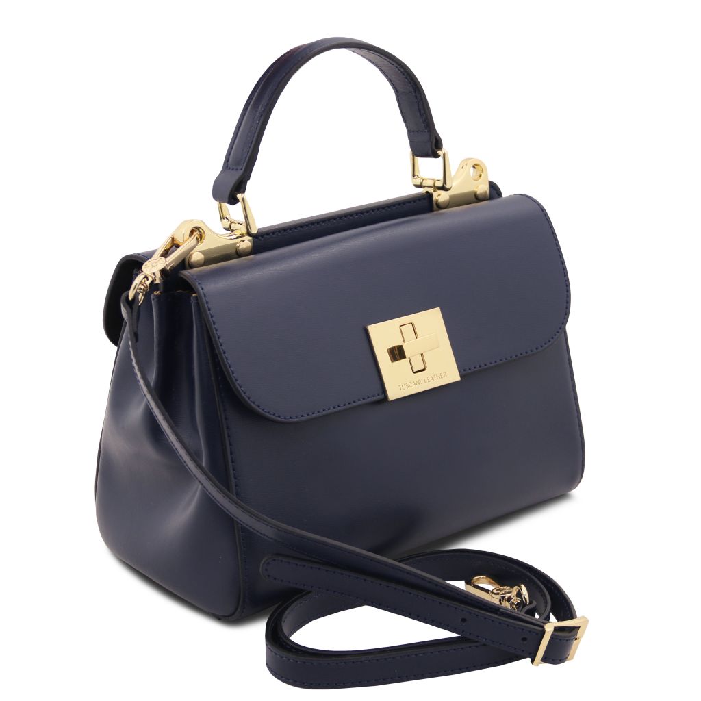 Tuscany Leather Armonia Handväska #Färg_Mörkblå