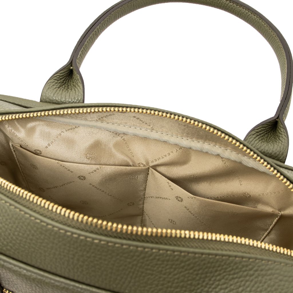 Tuscany Leather Stephany Handväska #Färg_Skogsgrön