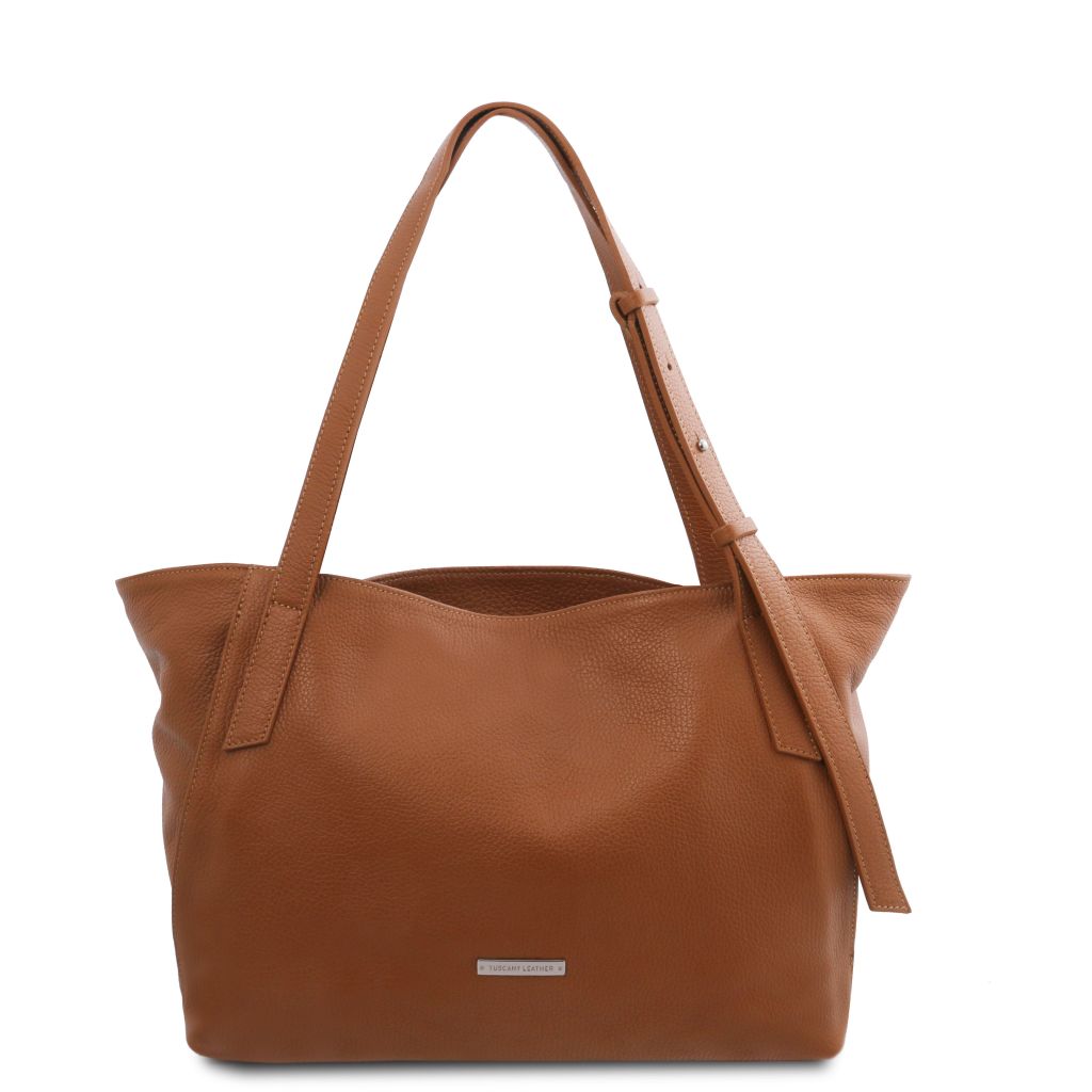 Tuscany Leather TL Bag Handväska #Färg_Cognac