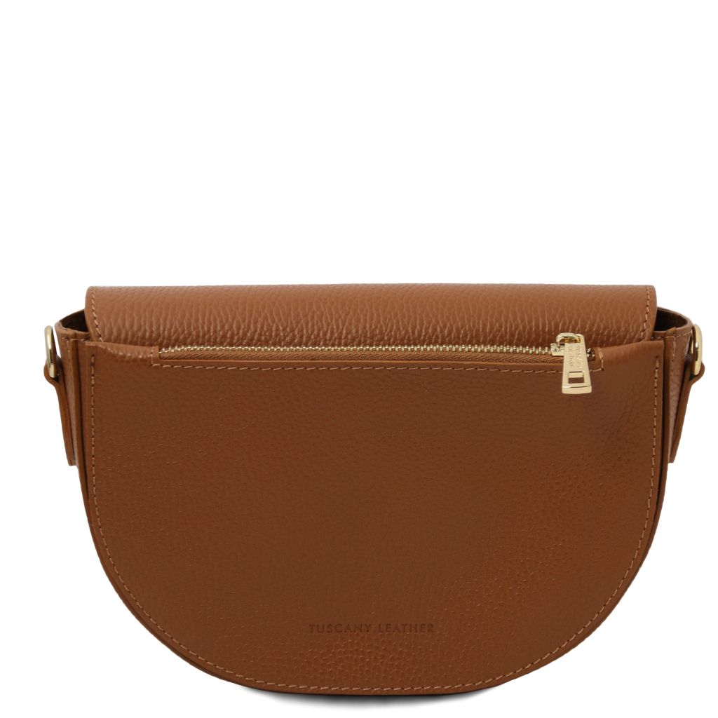Tuscany Leather Astrea Axelremsväska #Färg_Cognac