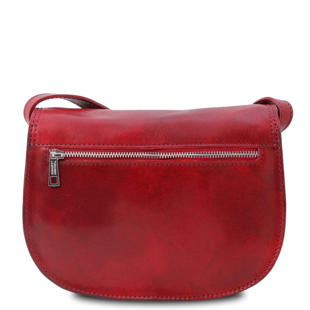 Tuscany Leather Isabella Axelremsväska #Färg_Röd