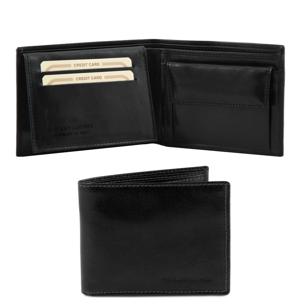 Tuscany Leather Exclusive 3 Plånbok #Färg_Svart