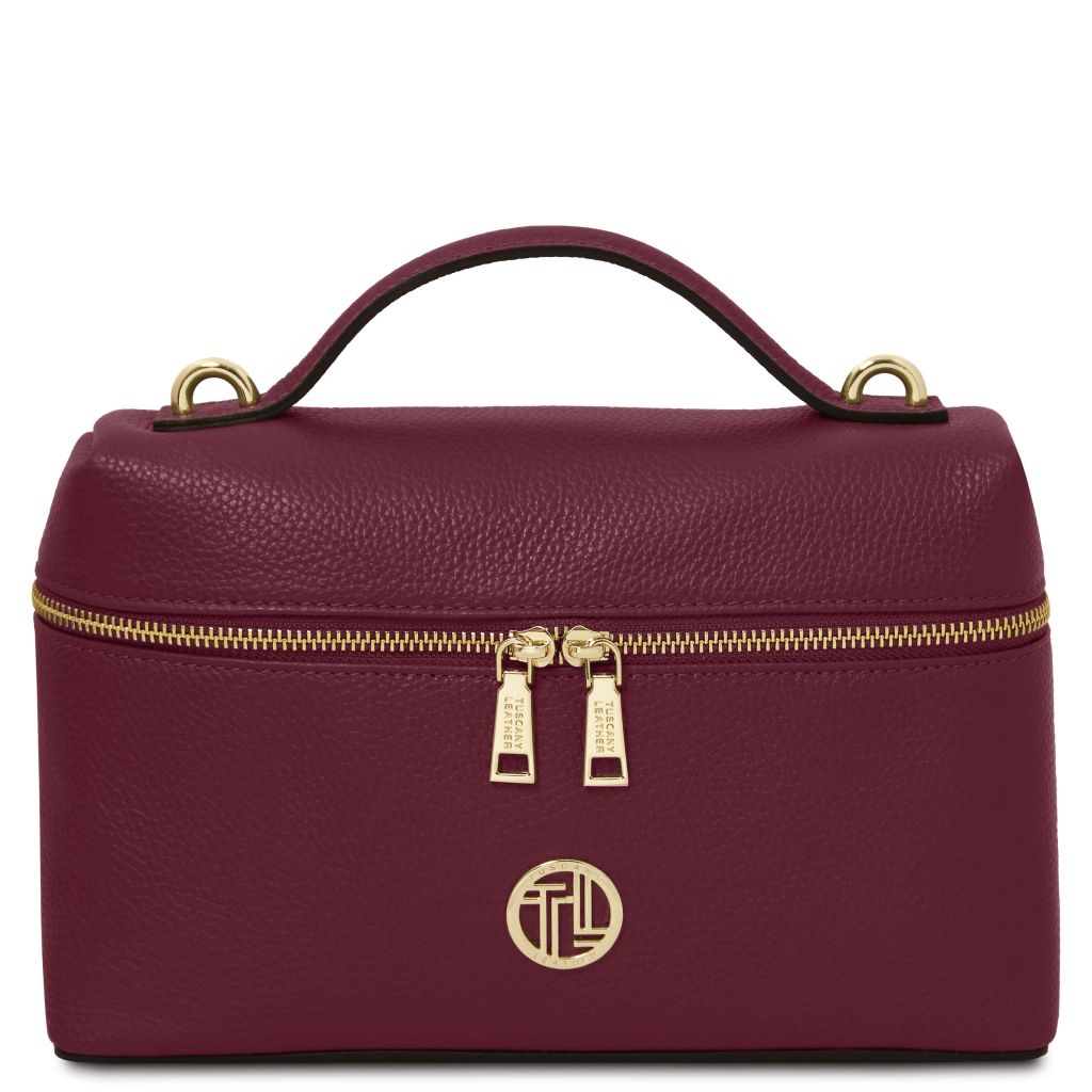 Tuscany Leather Scrigno Handväska #Färg_Bordeaux