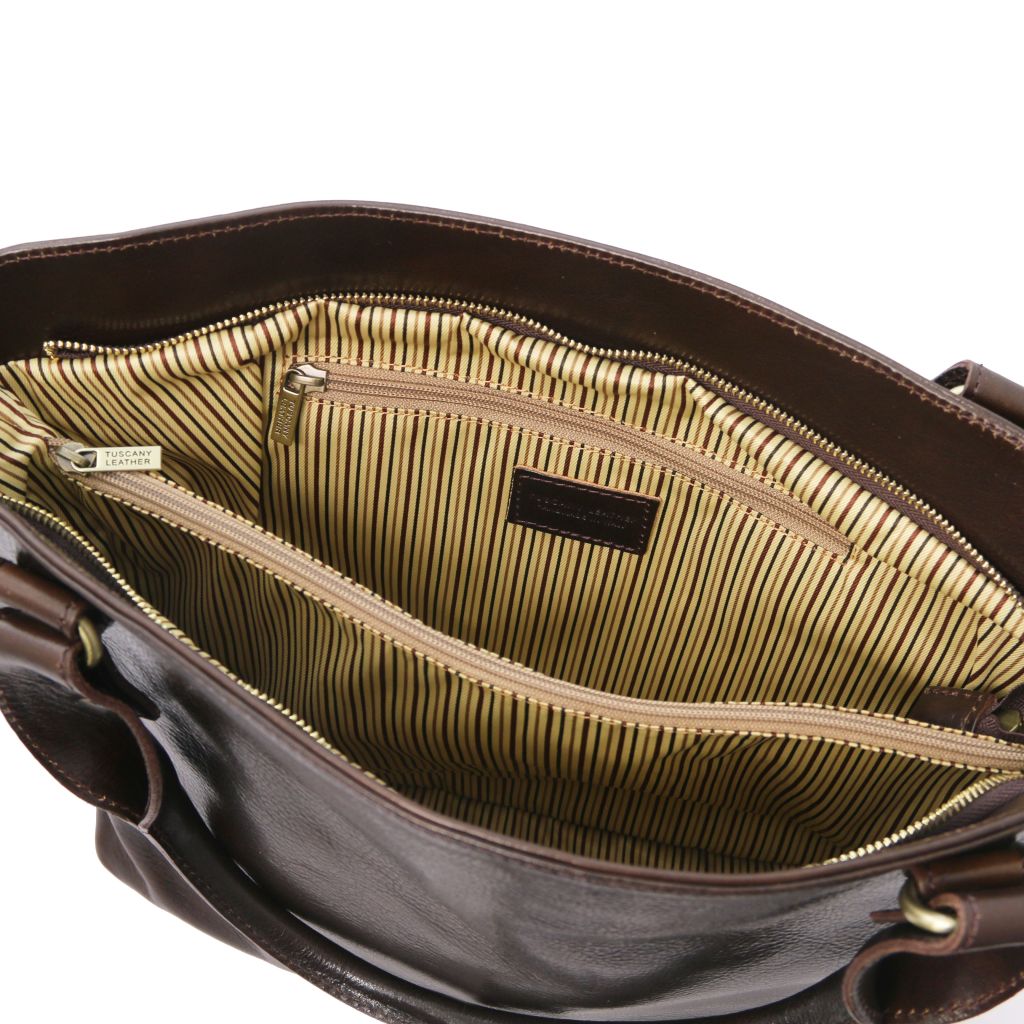 Tuscany Leather Ilenia Handväska #Färg_Svart