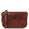 Tuscany Leather Carmen Axelremsväska #Färg_Brun