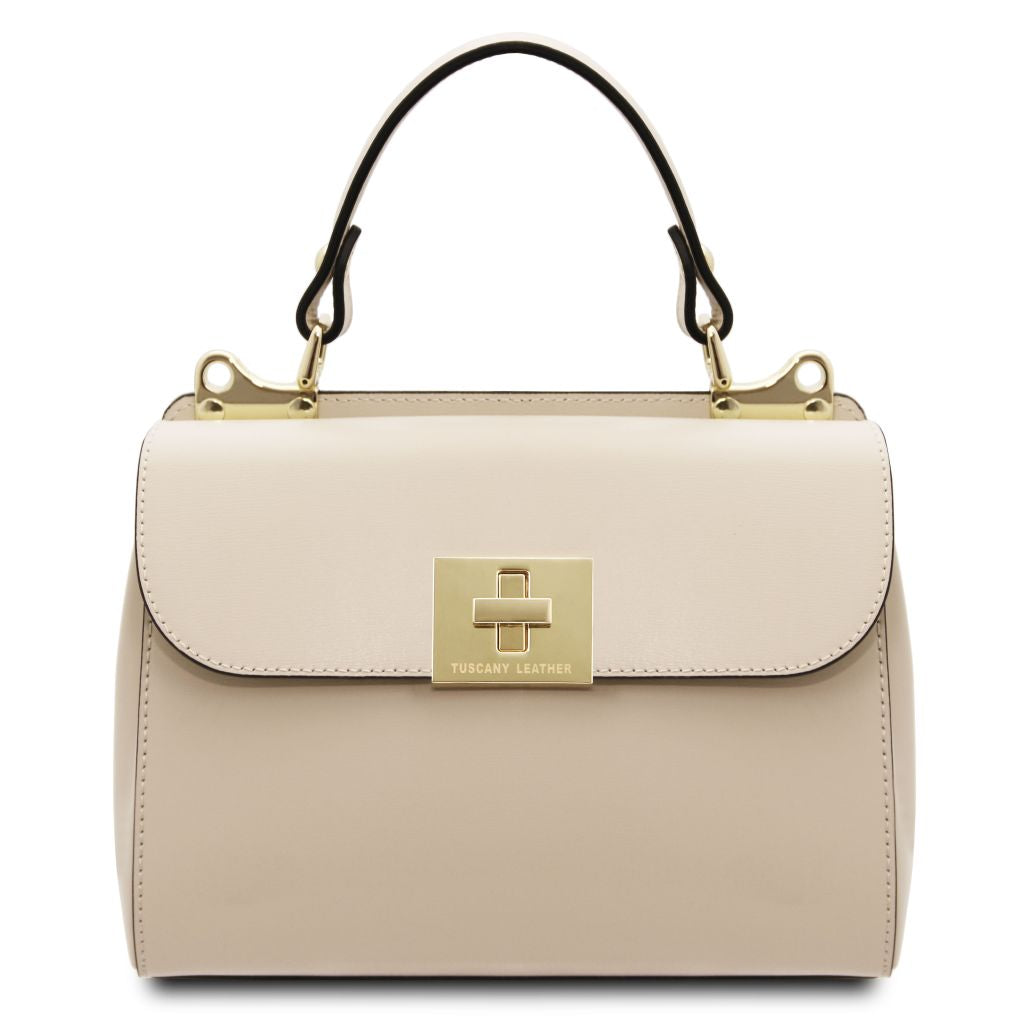 Tuscany Leather Armonia Handväska #Färg_Beige