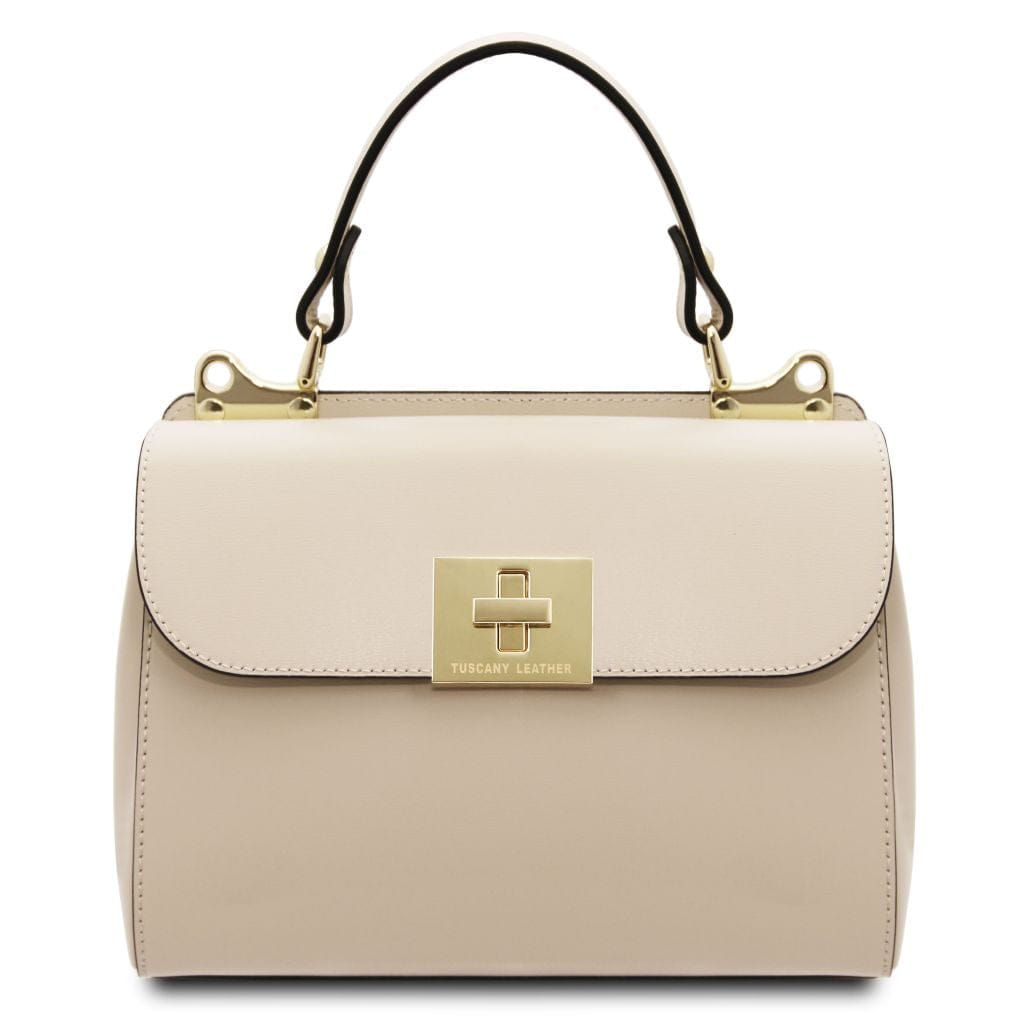 Tuscany Leather Armonia Handväska #Färg_Beige