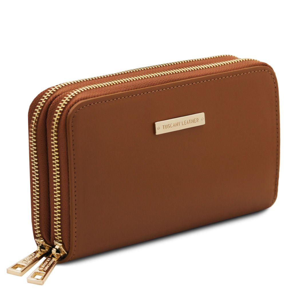 Tuscany Leather Gaia Plånbok #Färg_Cognac