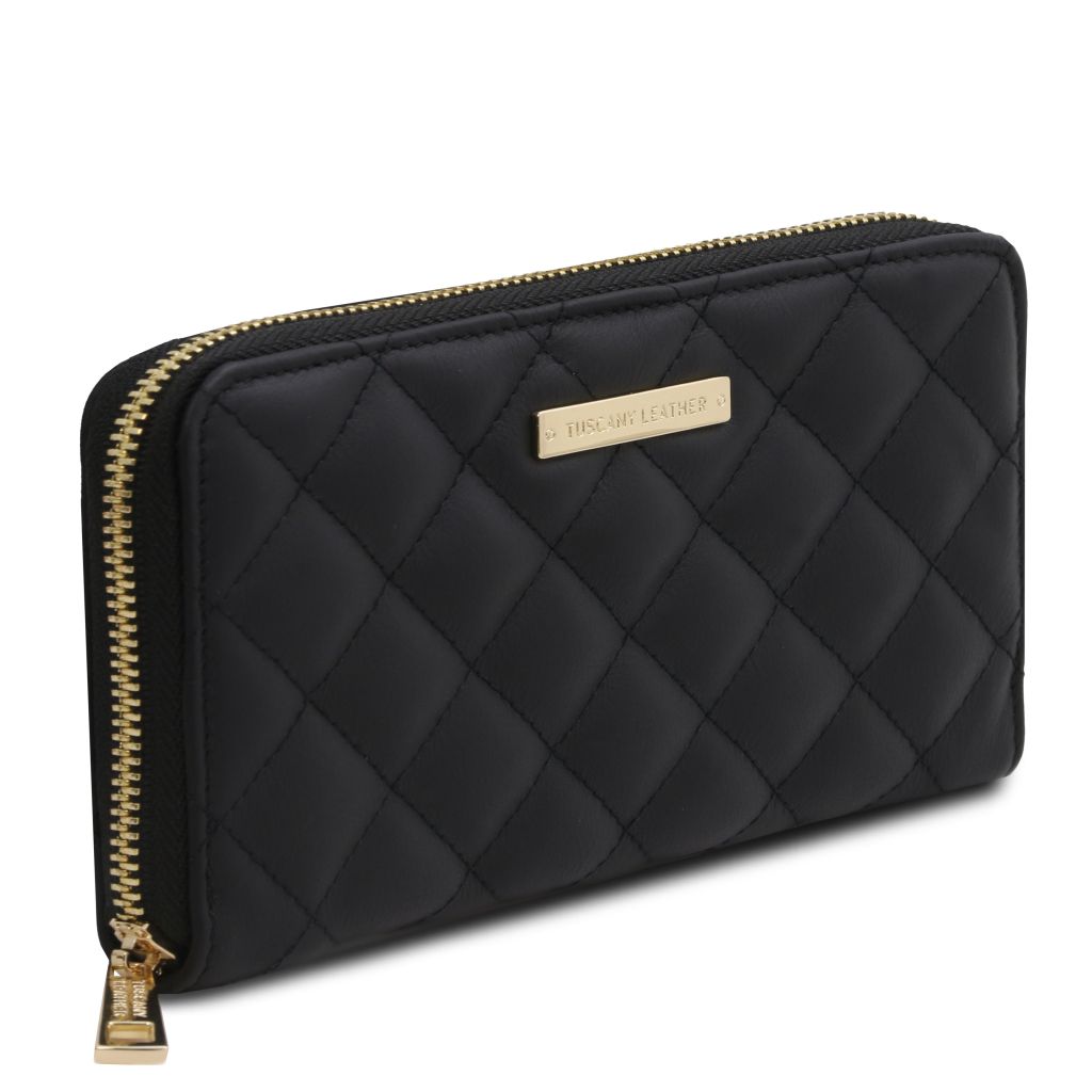 Tuscany Leather Penelope Plånbok #Färg_Svart