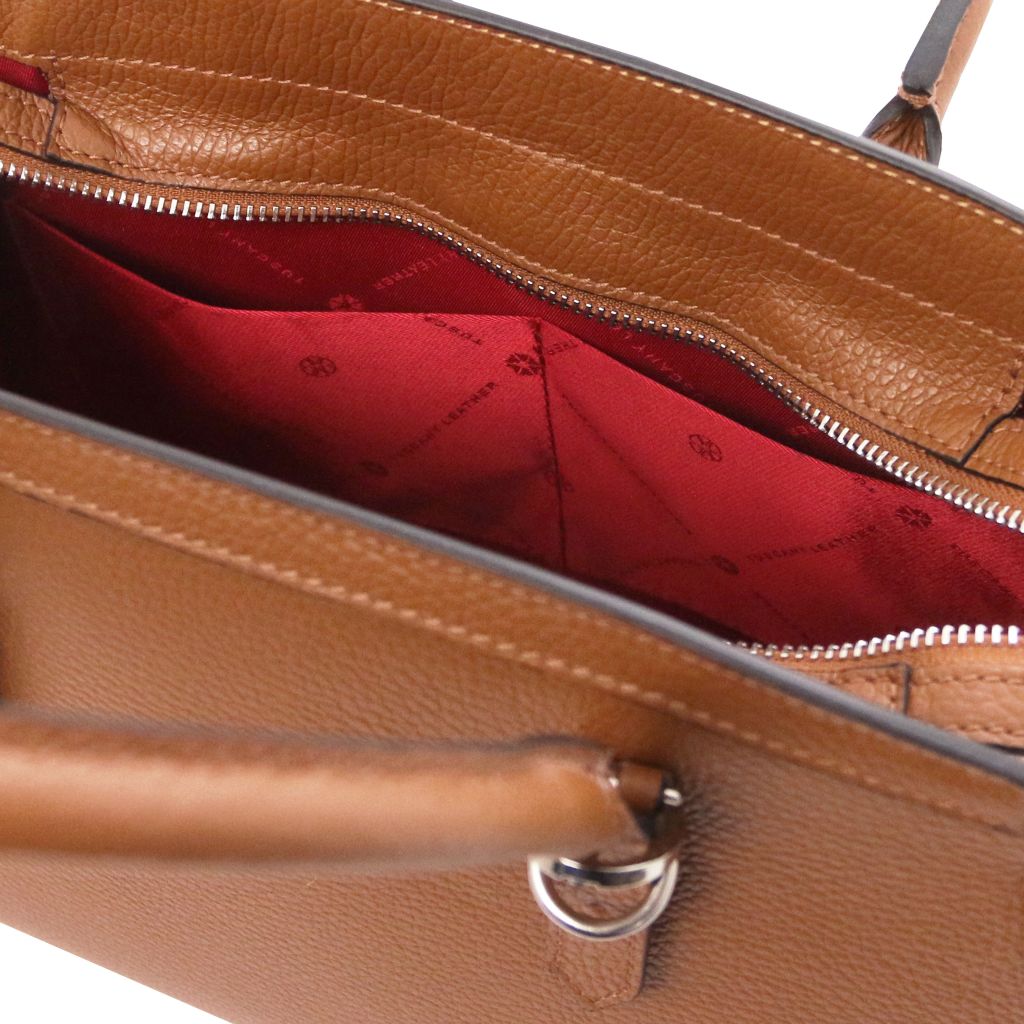 Tuscany Leather TL Bag Handväska #Färg_Cognac