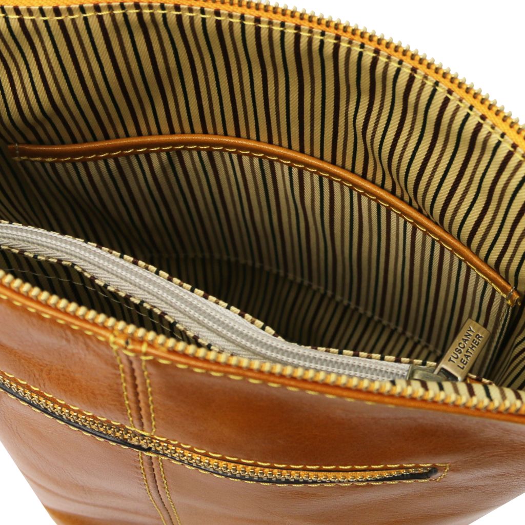 Tuscany Leather Giusi Axelremsväska #Färg_Gul