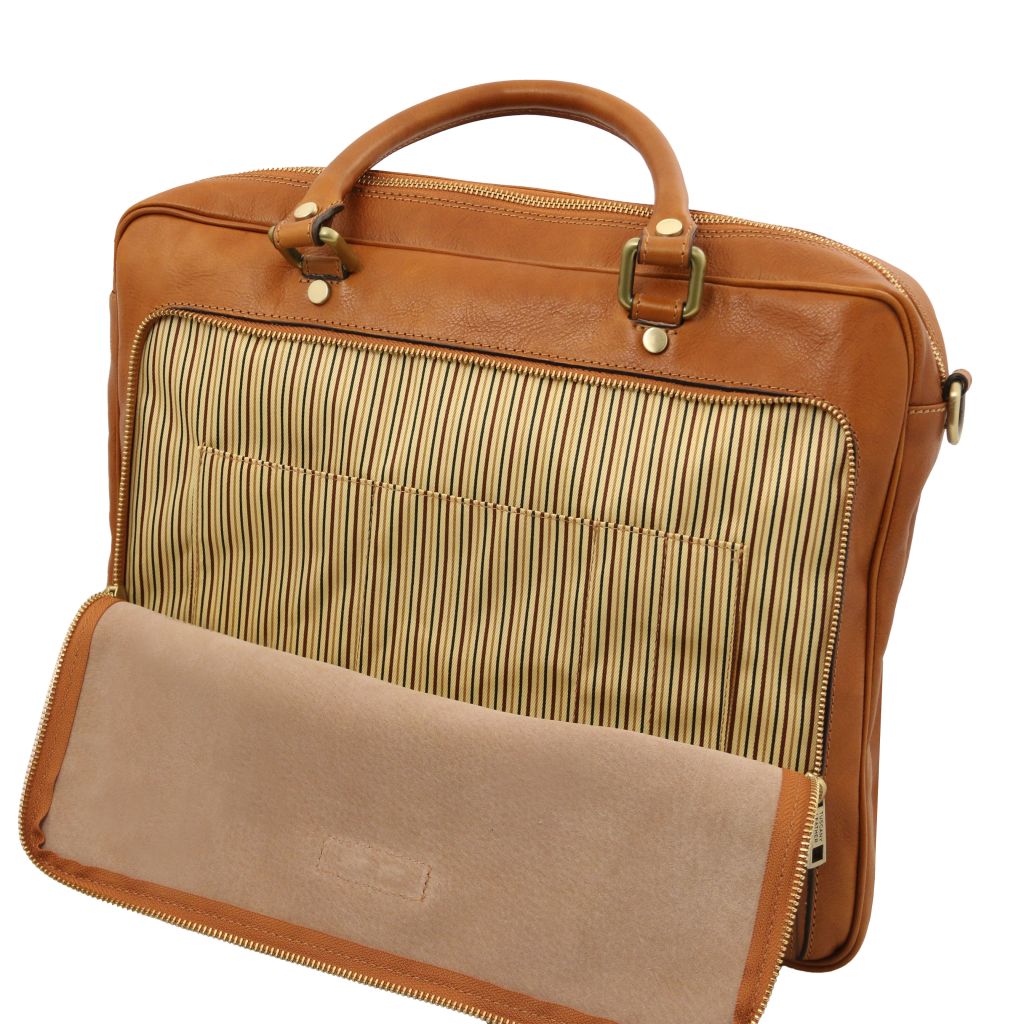 Tuscany Leather Pisa Datorväska #Färg_Svart