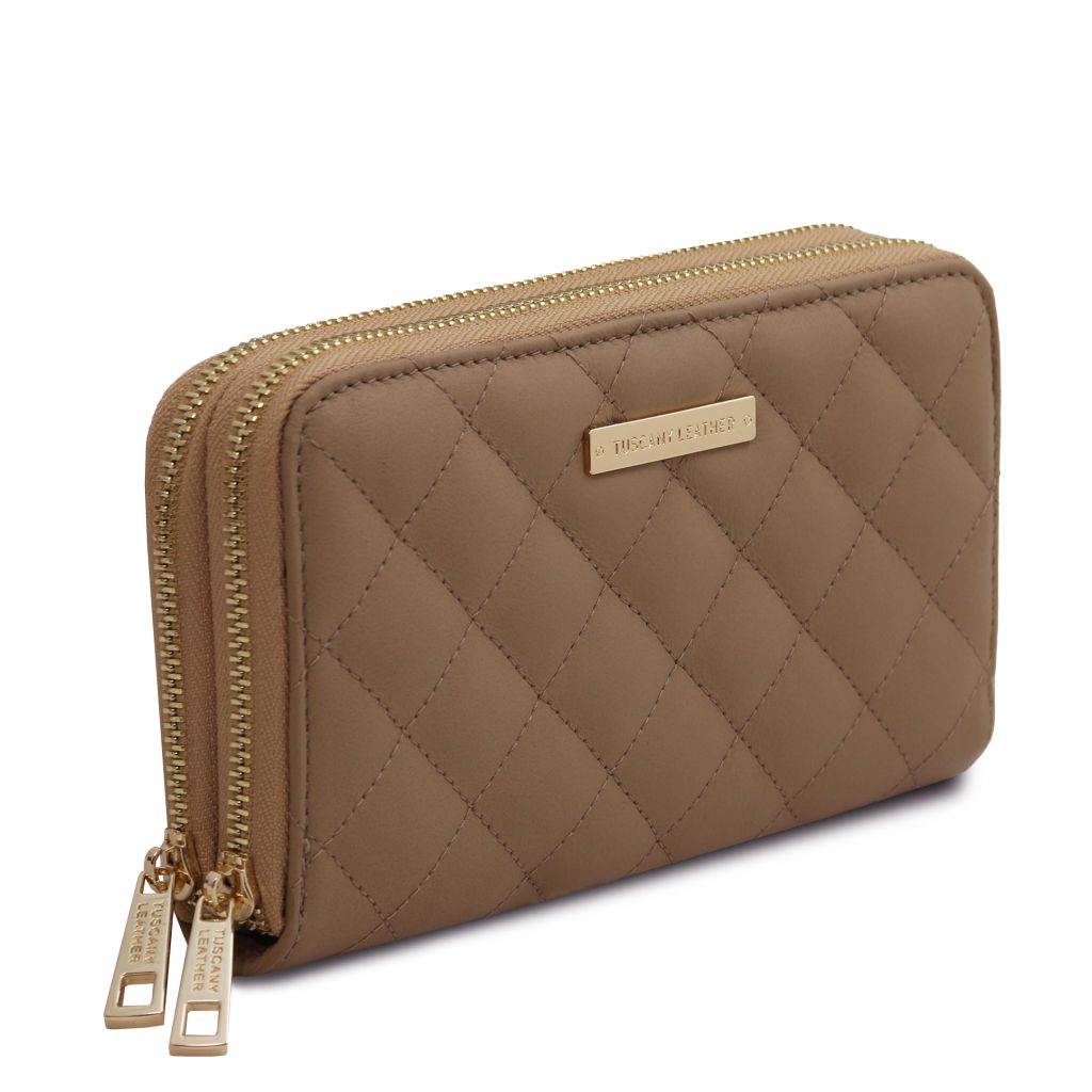Tuscany Leather Ada Plånbok #Färg_Ljus Taupe