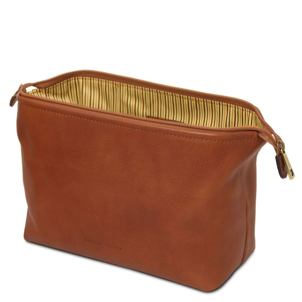 Tuscany Leather Smarty L Necessär #Färg_Cognac