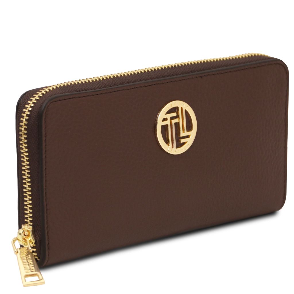Tuscany Leather Financier Plånbok #Färg_Kaffe