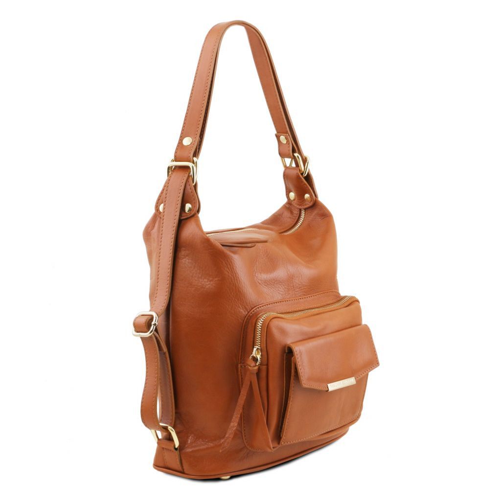 Tuscany Leather TL Bag Ryggsäck #Färg_Cognac
