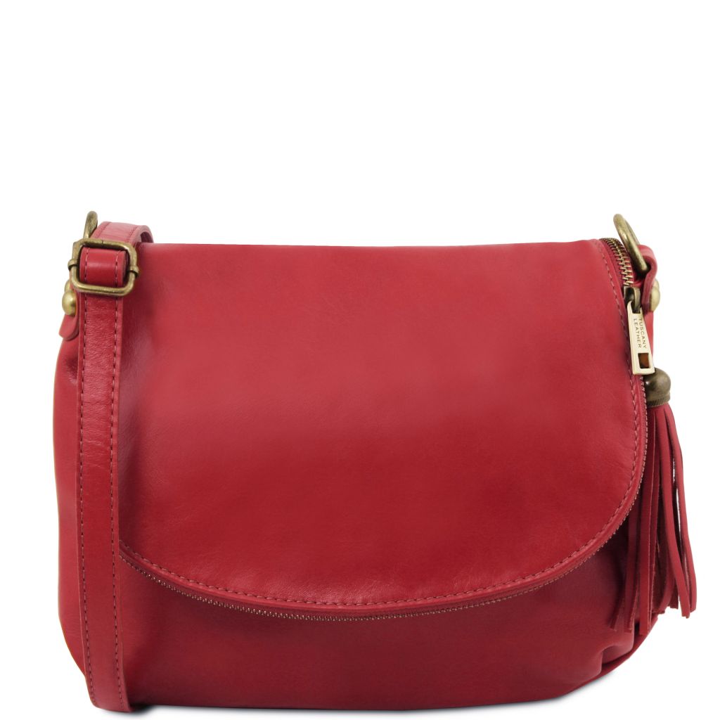 Tuscany Leather TL Bag Axelväska #Färg_Röd