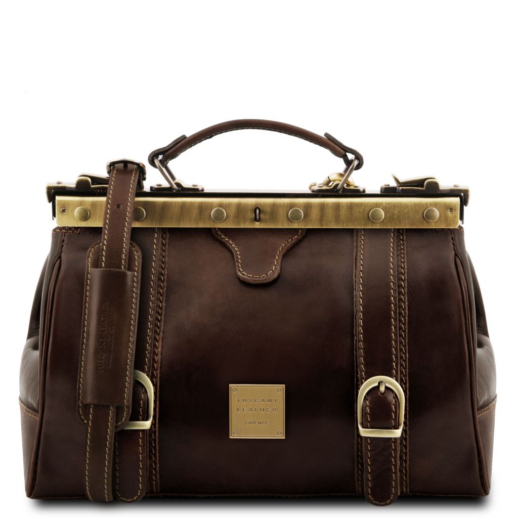 Tuscany Leather Monalisa Doktorsväska #Färg_Mörkbrun