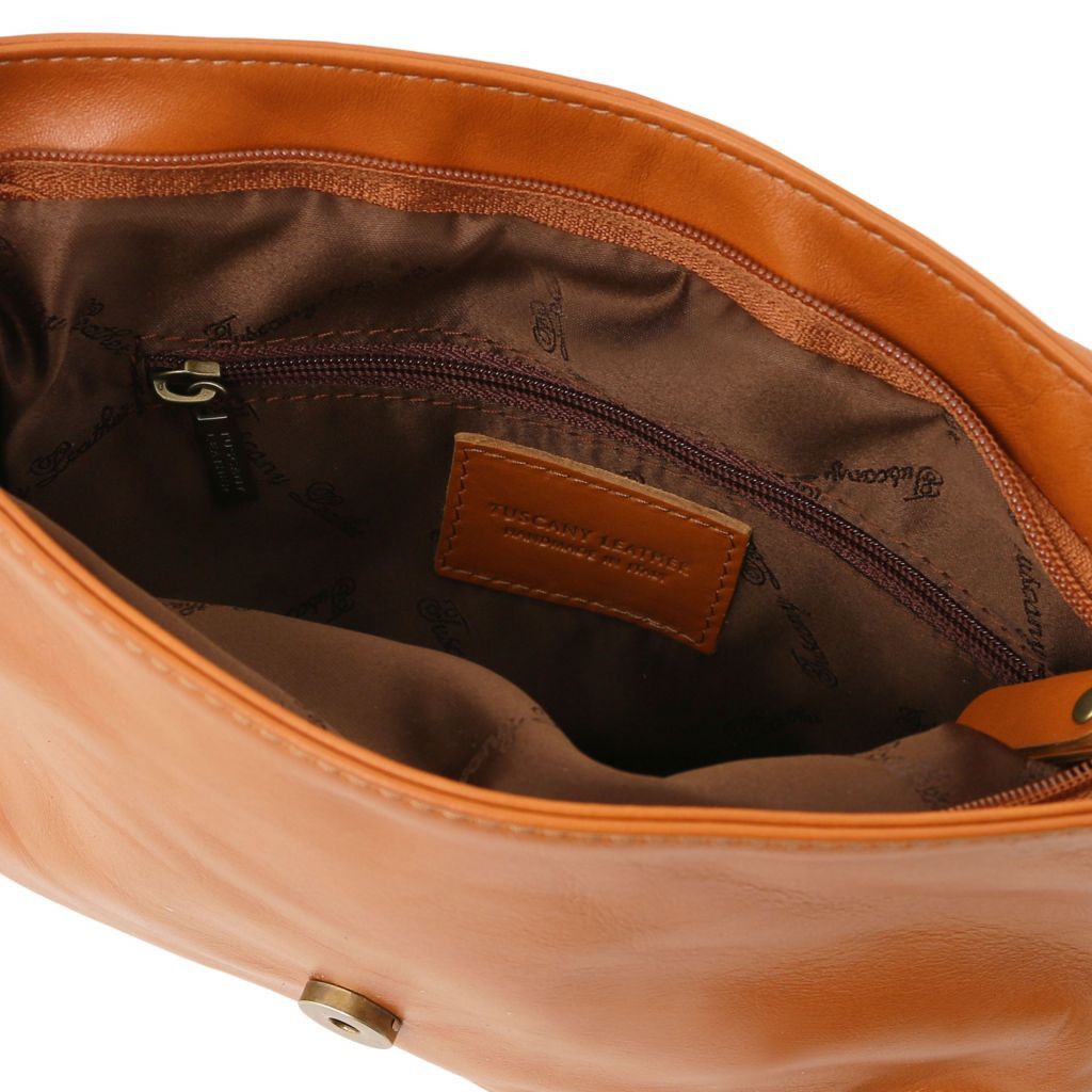Tuscany Leather TL Bag Axelväska #Färg_Cognac