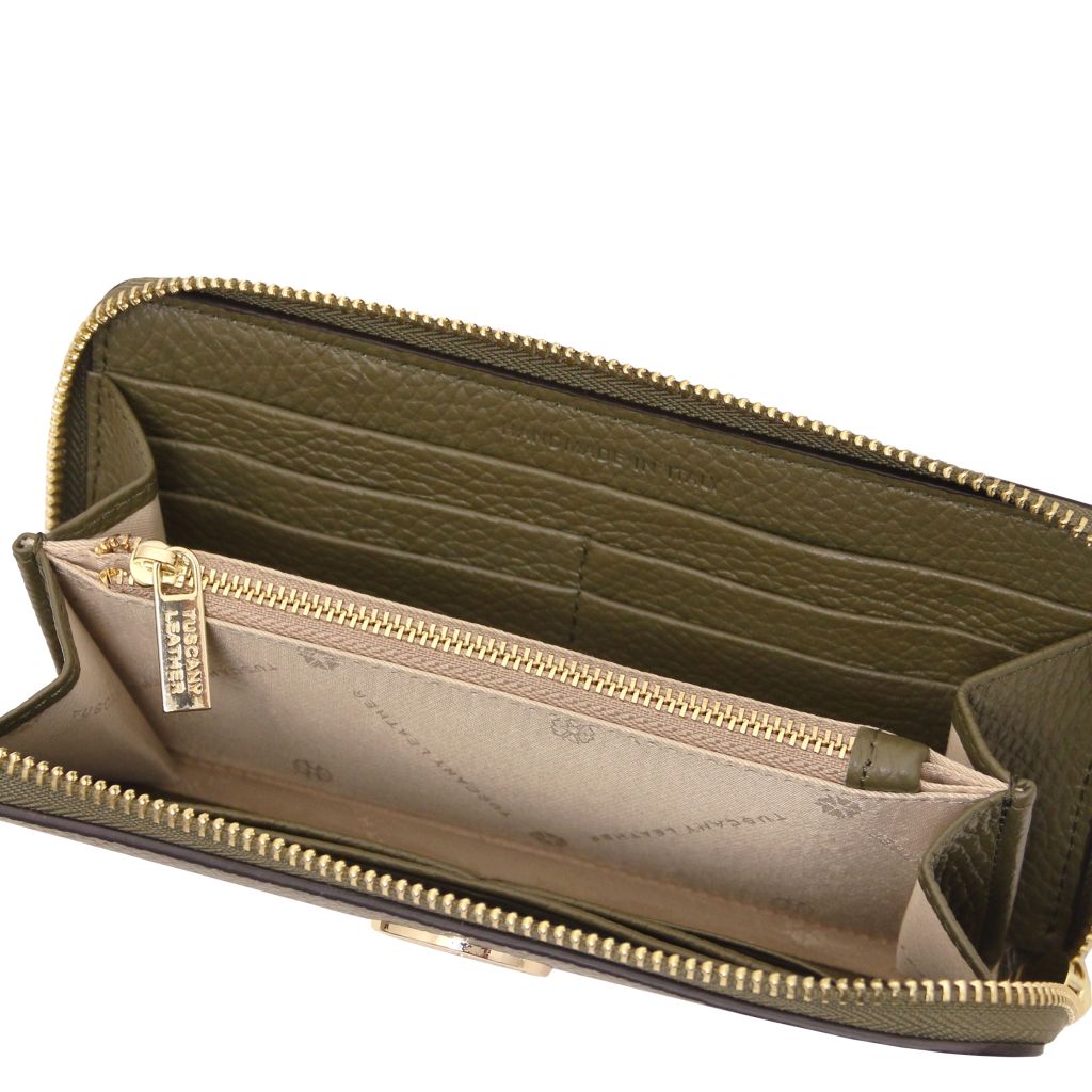 Tuscany Leather Financier Plånbok #Färg_Skogsgrön
