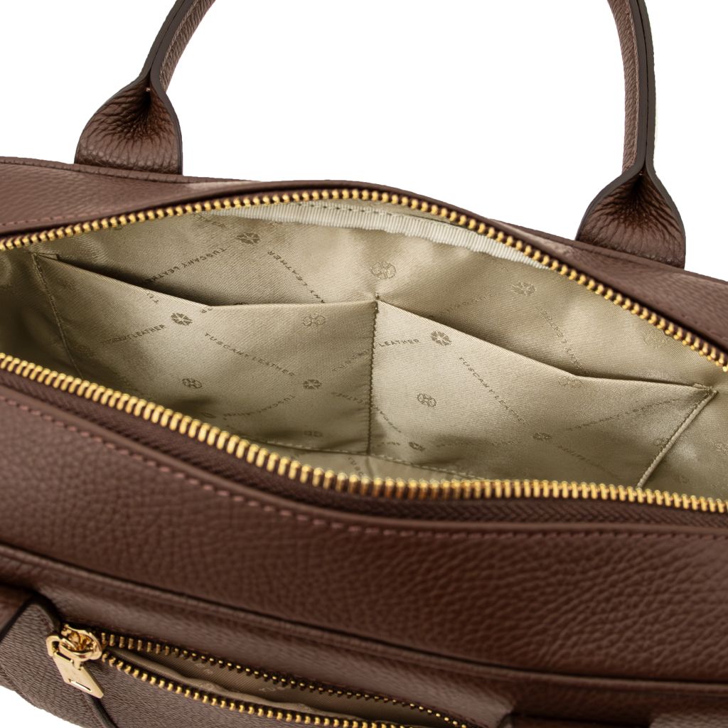 Tuscany Leather Stephany Handväska #Färg_Kaffe