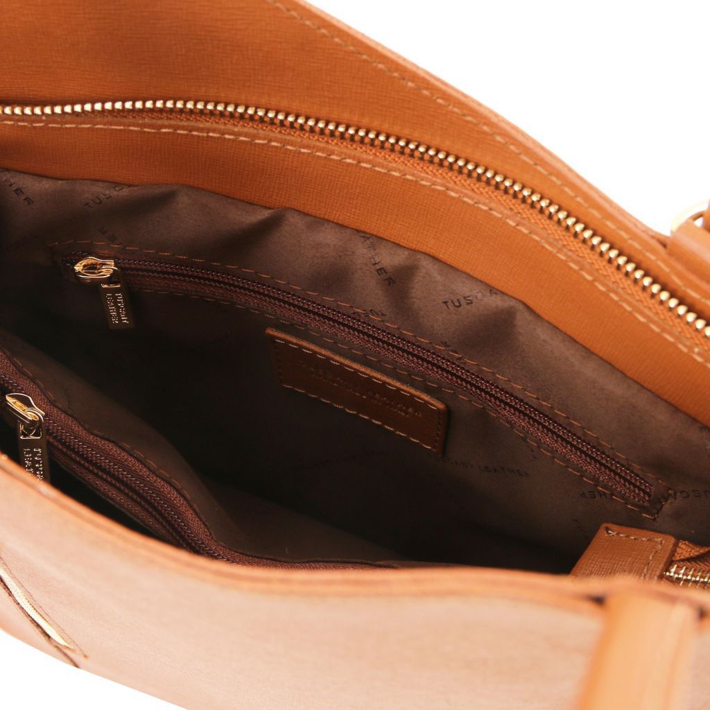 Tuscany Leather Patty Handväska #Färg_Cognac