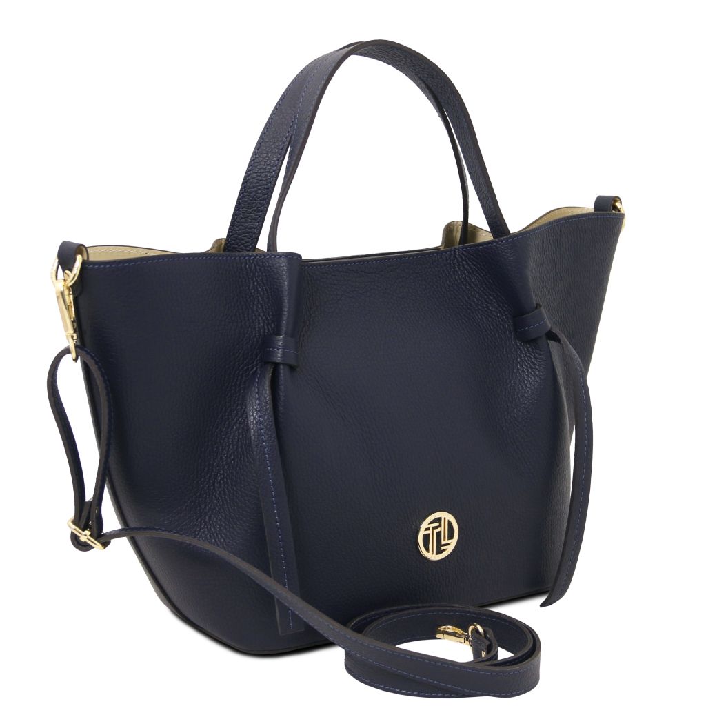 Tuscany Leather Legame L Handväska #Färg_Mörkblå