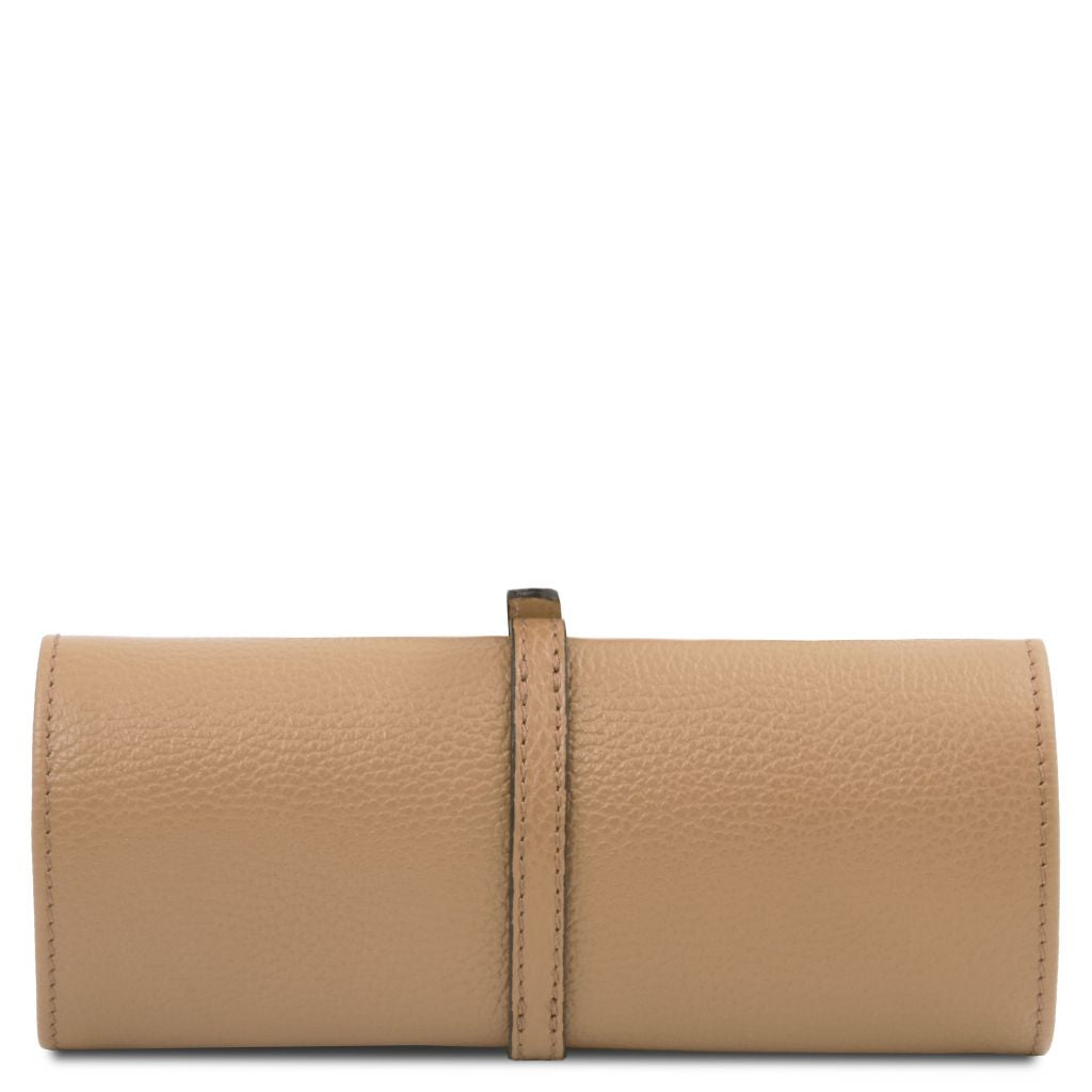 Tuscany Leather Soft Leather Jewellery Case Smyckesförvaring #Färg_Champagne