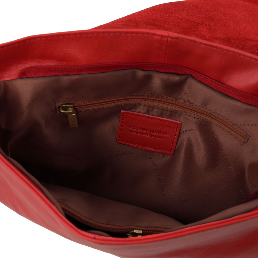 Tuscany Leather TL Bag Axelväska #Färg_Röd