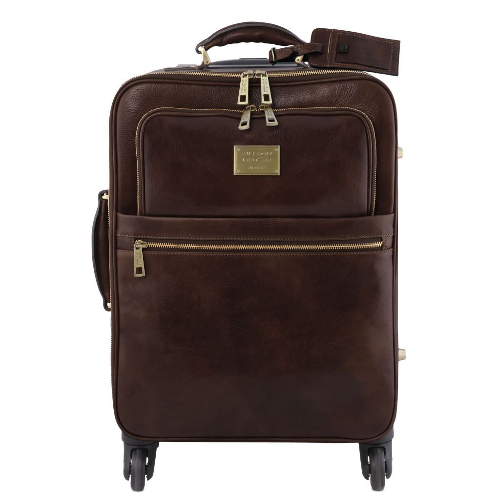 Tuscany Leather TL Voyager Kabinväska #Färg_Mörkbrun