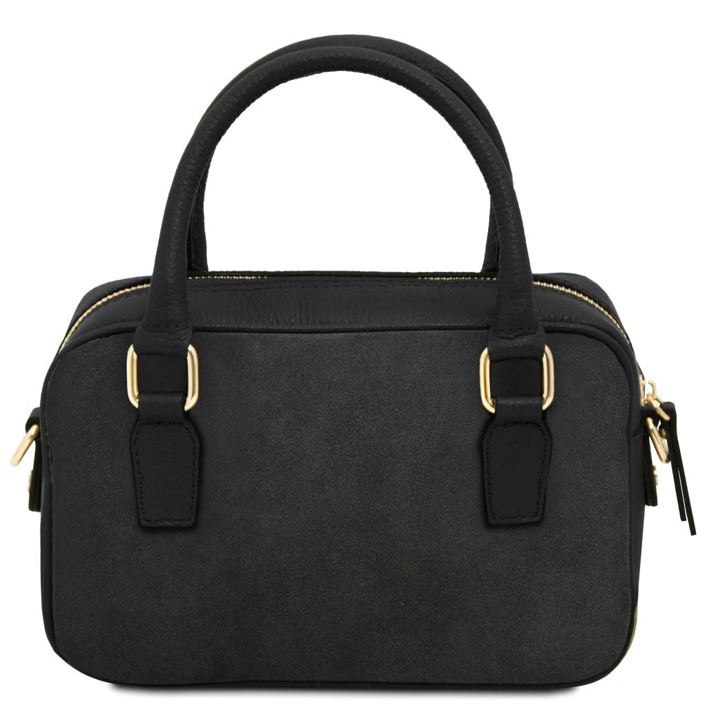 Tuscany Leather Chantilly Handväska #Färg_Svart