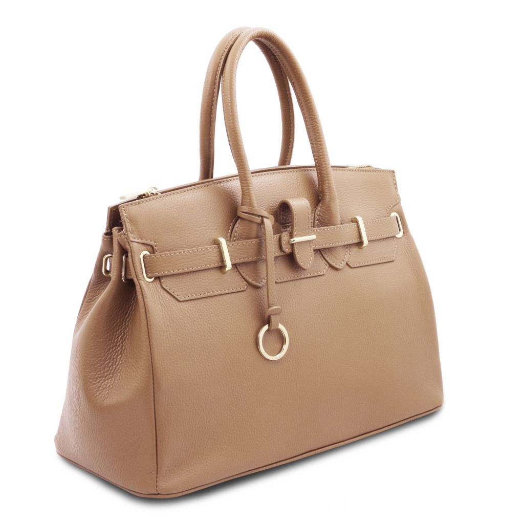 Tuscany Leather TL Bag Handväska #Färg_Champagne