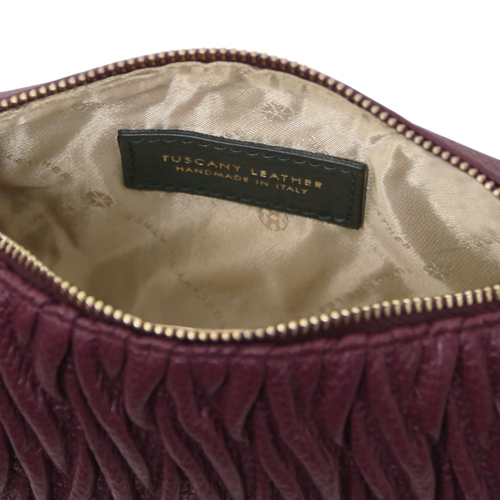 Tuscany Leather Chantilly Handväska #Färg_Bordeaux