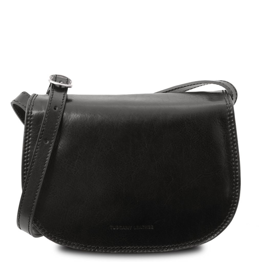 Tuscany Leather Isabella Axelremsväska #Färg_Svart